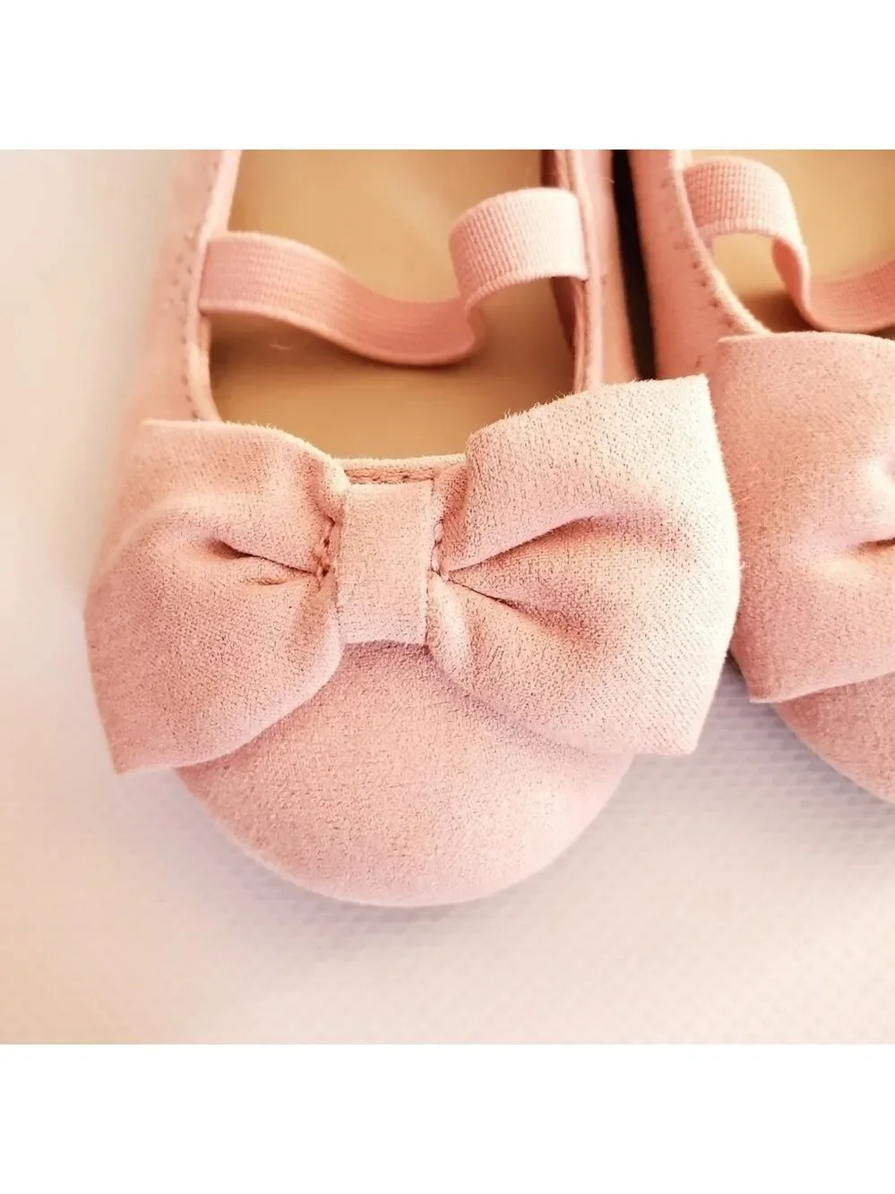 Gymboree Girls Bow Flats Pink Size 6 NWOT